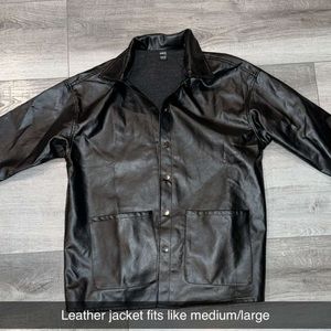 Leather jacket never worn